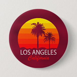 Los Angeles, California sunset 7.5 Cm Round Badge