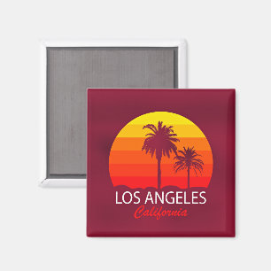 Los Angeles, California sunset Magnet