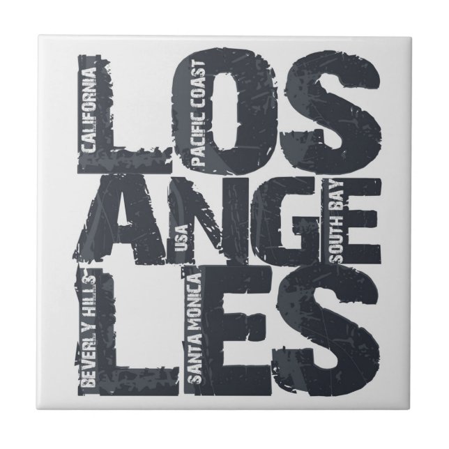 Los Angeles California Tile (Front)
