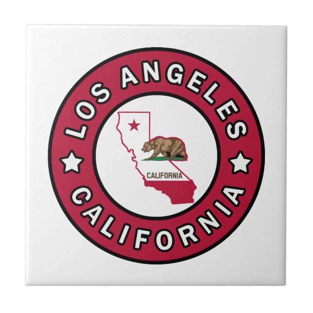 Los Angeles California Tile (Front)