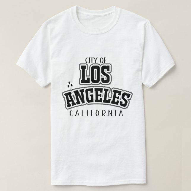 Los Angeles California tshirt (Design Front)