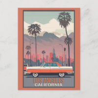 Los Angeles California Vintage Car Travel