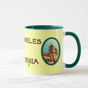 Los Angeles California Vintage Mission Mug