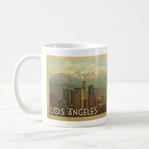 Los Angeles California Vintage Travel Coffee Mug