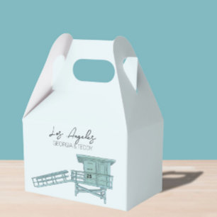 Los Angeles, California Wedding welcome bag  Favour Box