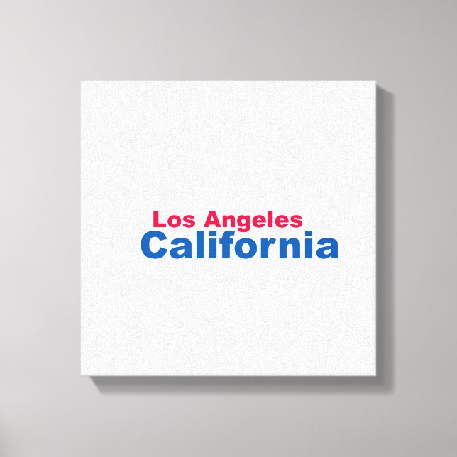 Los Angeles, California Wrapped Canvas (Front)