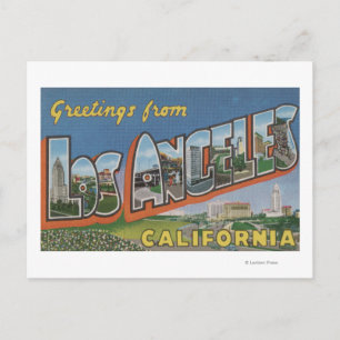 Los Angeles, CaliforniaLarge Letter Scenes Postcard