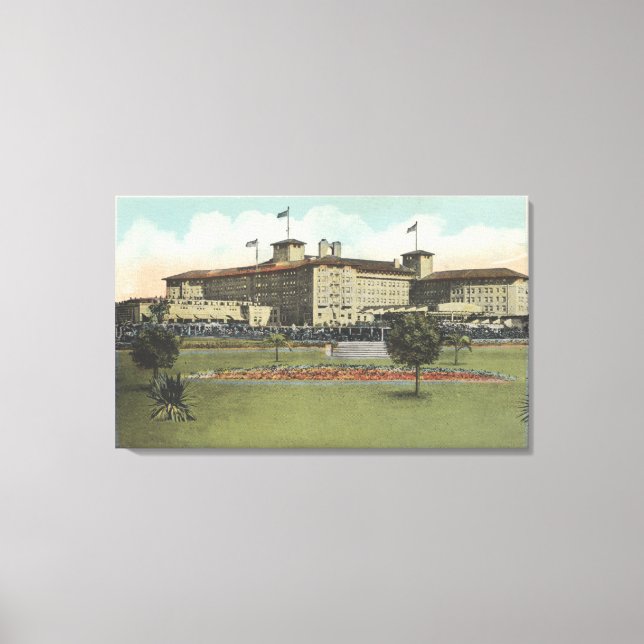 Los Angeles, CaliforniaView of the Ambassador Canvas Print (Front)