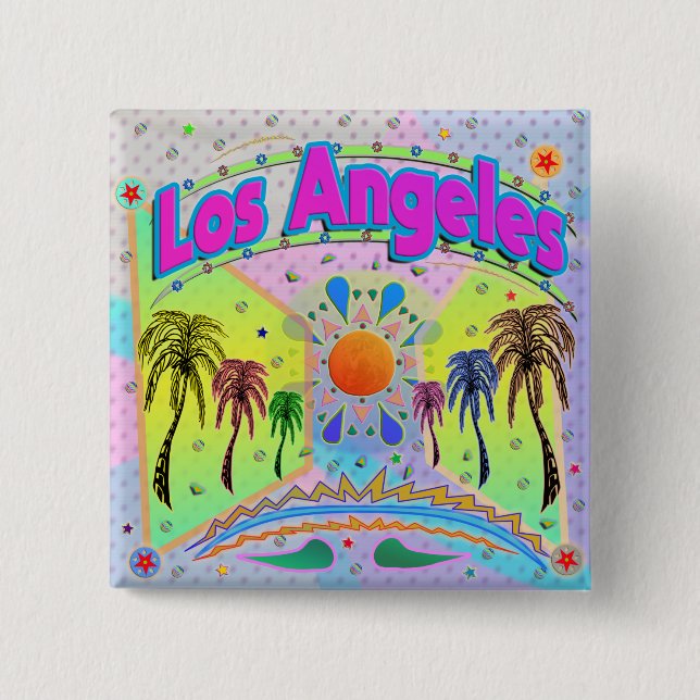 Los Angeles Calm Desire Button (Front)