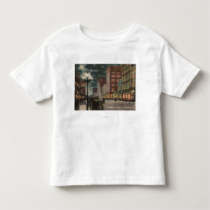 Los Angeles, CAStreet View of Broadway at Toddler T-Shirt