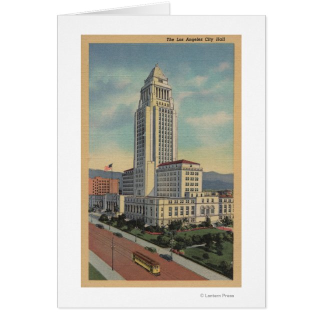 Los Angeles, CAView of City Hall and Cable Car (Front)