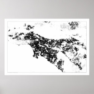 Los Angeles Census Dotmap Poster