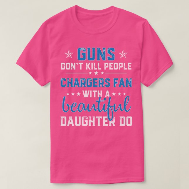 LOS ANGELES CHARGERS TShirts (Design Front)