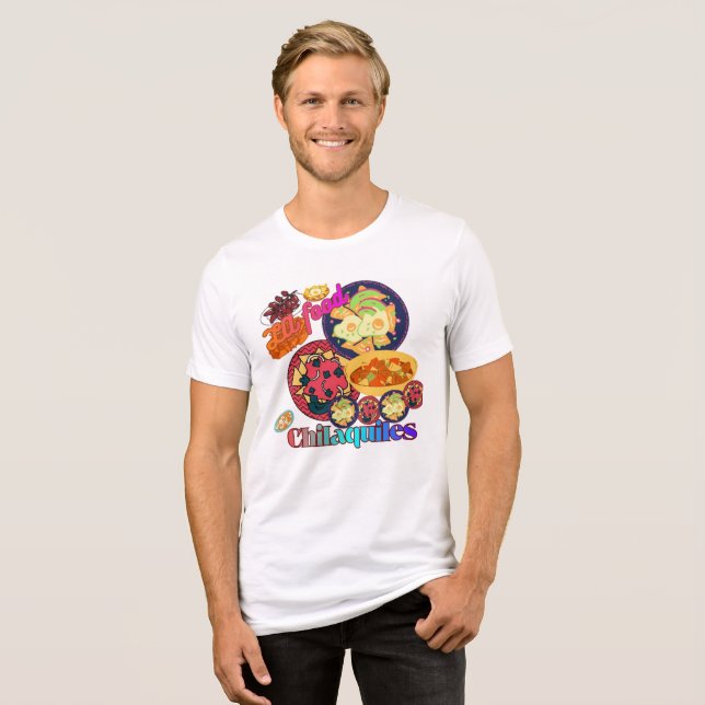 Los Angeles Chilaquiles Tri-Blend Shirt (Front Full)