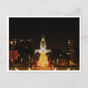 Los Angeles Christmas Tree Postcard