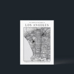 Los Angeles City Map   Location Marker Postcard<br><div class="desc">A fun postcard tailored to the city of Los Angeles,  which allows you to add a marker for your unique location.</div>