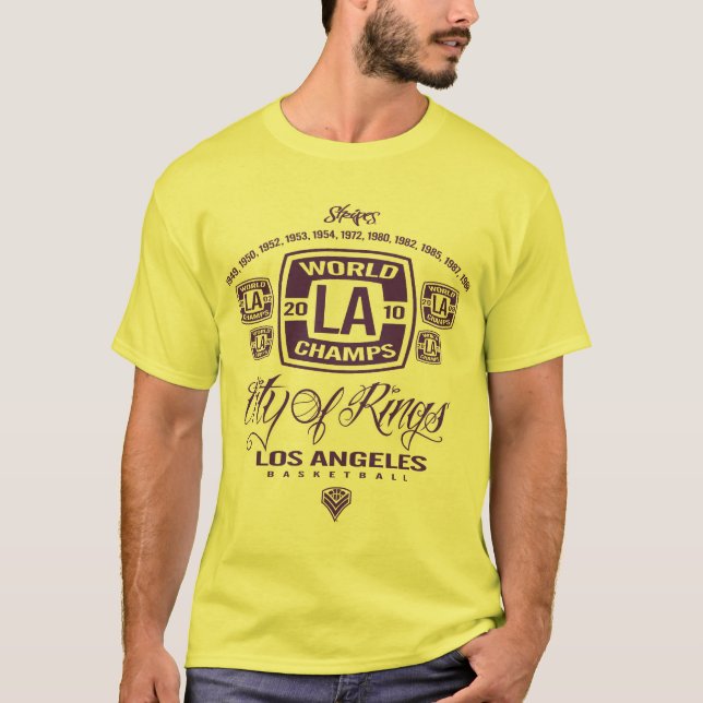 Los Angeles City of Rings T-Shirt (Front)