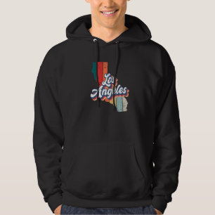 Los Angeles City Retro Vintage Hometown California Hoodie