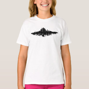 Los Angeles City Skyline Watercolor T-Shirt