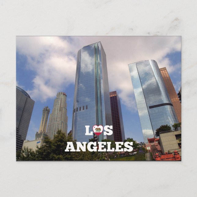 Los Angeles Cityscape Postcard (Front)