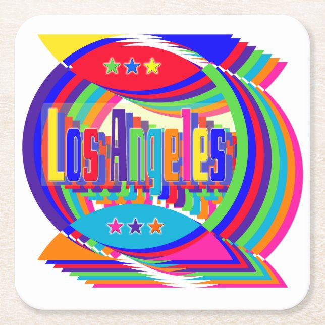 Los Angeles Colour Combo 2 Coaster (Front)