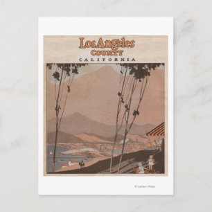 Los Angeles County, California Postcard