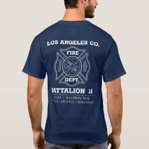 Los Angeles County Fire Dept. Battalion 16 T-shirt