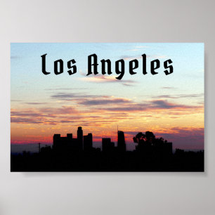 Los Angeles - customisable Poster