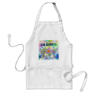 Los Angeles Deep Dream Apron