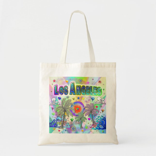 Los Angeles Deep Dream Tote Bag (Front)