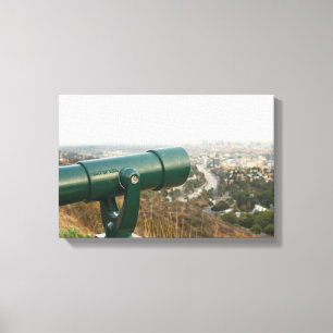Los Angeles from Mulholland Drive Canvas Print