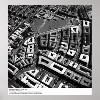 Los Angeles from the Air, 1966 Poster