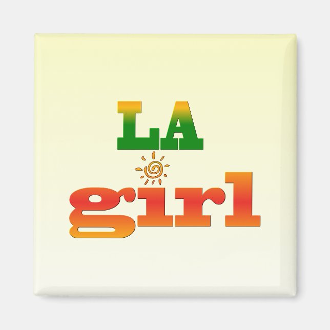 Los Angeles Girl Magnet (Front)