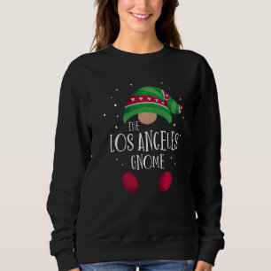 Los Angeles Gnome Family Matching Christmas Pajama Sweatshirt