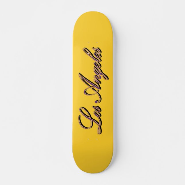Los Angeles Gold Standard Skateboard (Front)