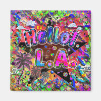 Los Angeles Hello! Magnet!