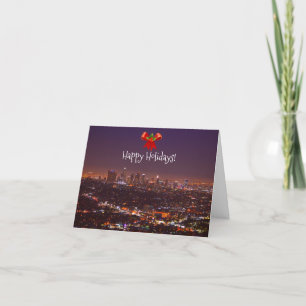 Los Angeles Holiday Card Happy Holidays Greeting