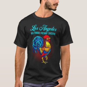 Los Angeles Hollywood Freeway Chickens Souvenir T-Shirt