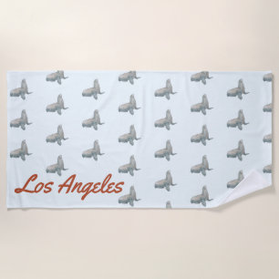 Los Angeles House Warming gift Beach Towel