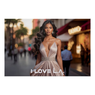 LOS ANGELES - I LOVE LA POSTER