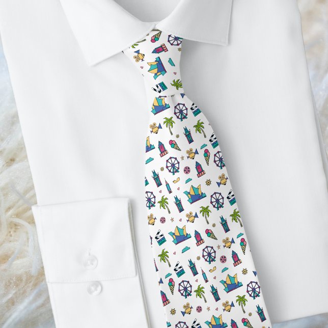 Los Angeles Icon Seamless Pattern Tie (Creator Uploaded)