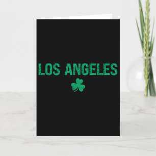 Los Angeles Irish Shamrock St Patrick's Day 1 Card