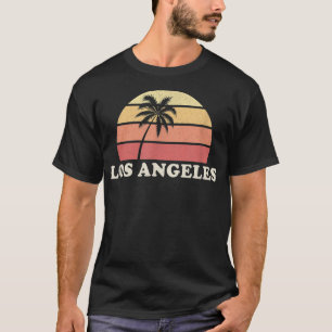 Los Angeles LA CA Vintage T Retro 70s Throwback T T-Shirt