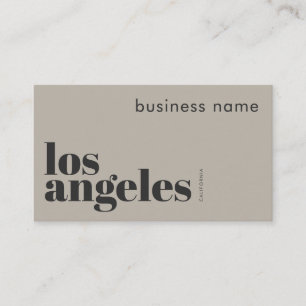 Los Angeles LA California company Business Card