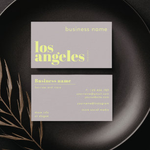 Los Angeles LA California company Business Card