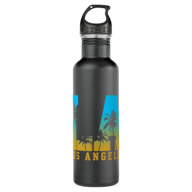Los Angeles LA California Gift  710 Ml Water Bottle (Front)
