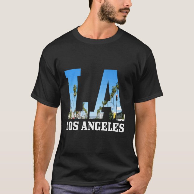 Los Angeles La California Los Angeles T-Shirt (Front)