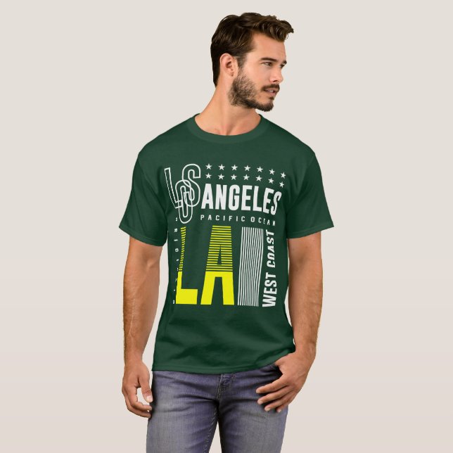 Los Angeles LA West Coast T-Shirt (Front Full)