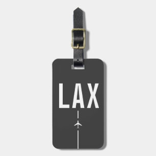Los Angeles LAX Airport Code - Aviation Luggage Tag