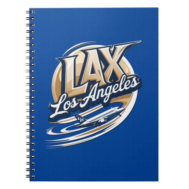 Los Angeles LAX Airport Code Notebook (Front)